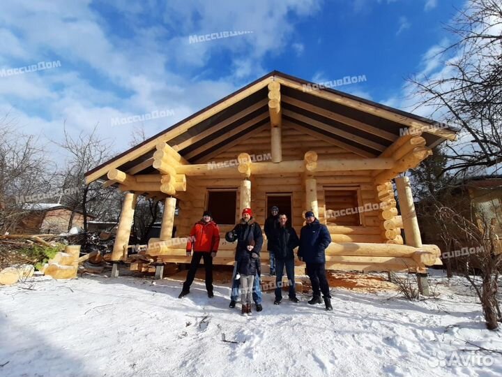 Дома из бревна под ключ срубы