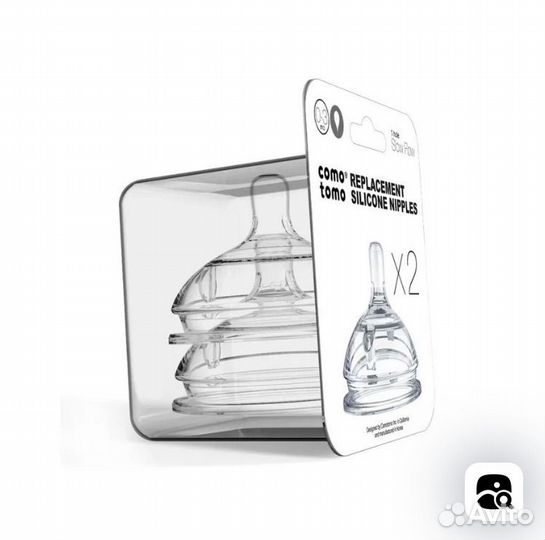 Соска для бутылочки comotomo 0-3