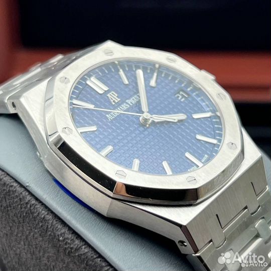 Audemars Piguet steel blue часы