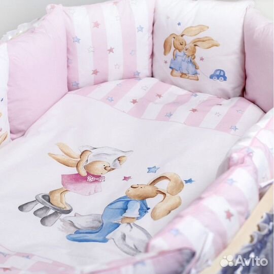 Комплект в кроватку 6 предметов 