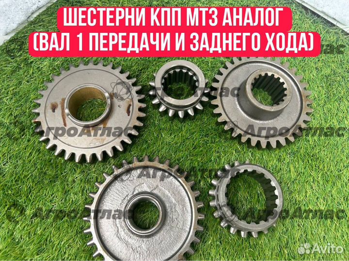 Шестерни кпп Аналог Вал 1 передачи и заднего хода
