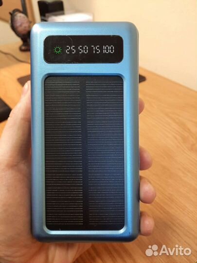 Повербанк с солнечной батареей 20000 mah powerbank