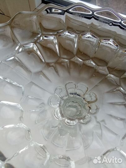 Ваза для фруктов на ножке СССР