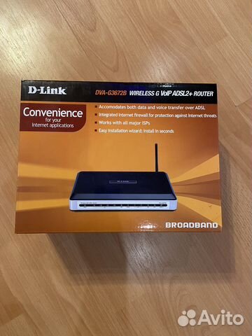 Wifi роутер D-link DVA-G3672B