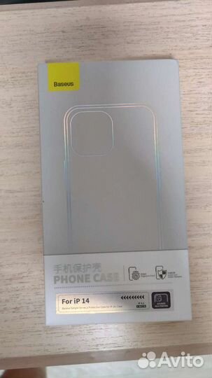 Чехол на iPhone 14 прозрачный Baseus