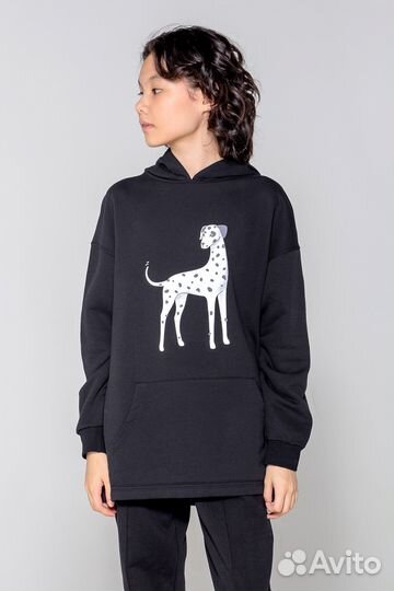 Джемпер для девочки кб 301851 черный к84 (164)