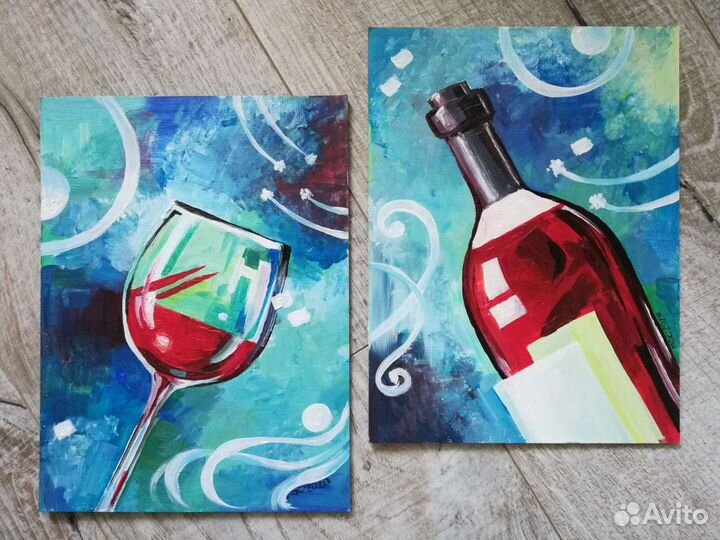 Картина интерьерная, диптих