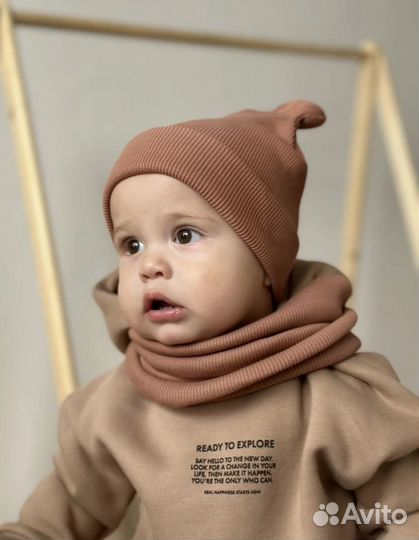 Шапка+ снуд