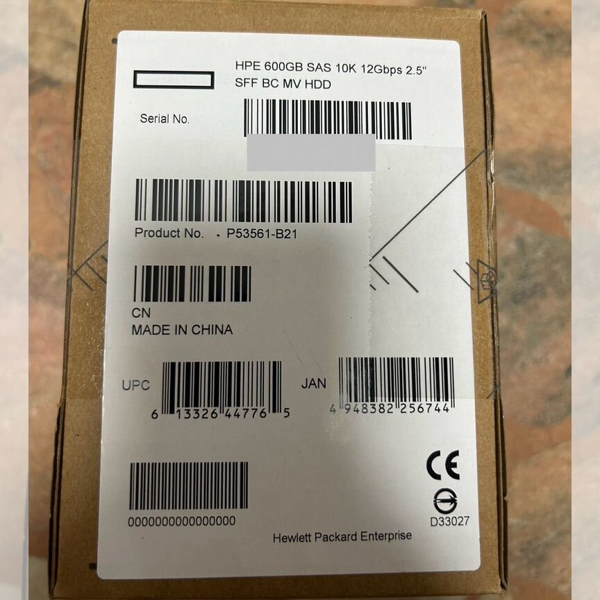 [P53561-B21] Жесткий Диск Hp 600gb P53561-B21 P54681-001 G10+