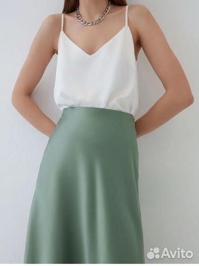 Юбка атласная zarina