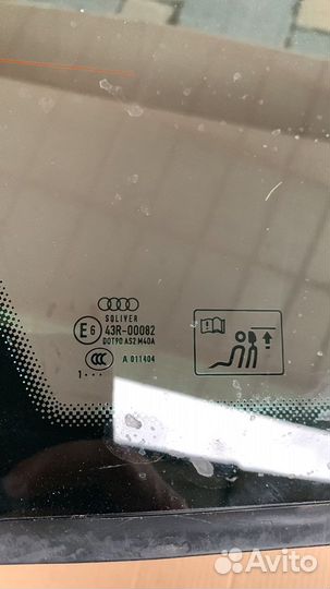 Заднее боковое глухое стекло Audi A6 C7 Avant