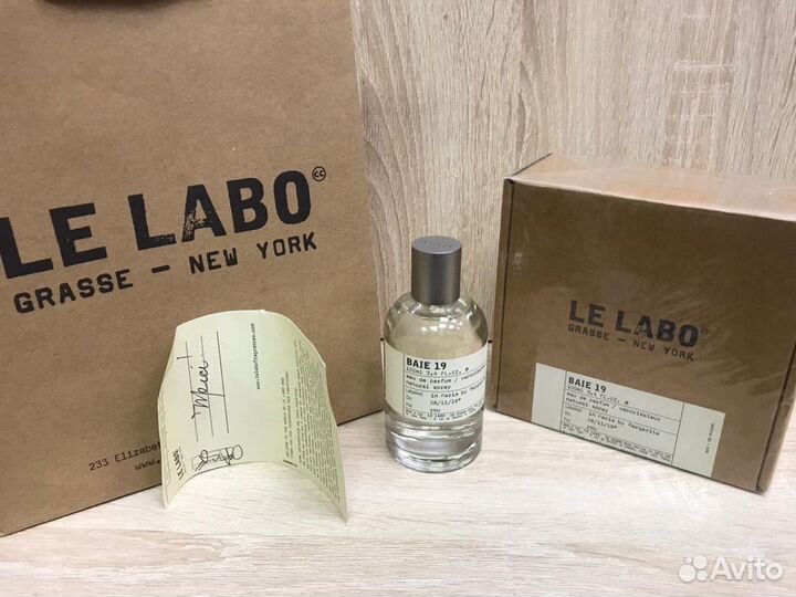 Парфюмерная вода LE labo baie 19