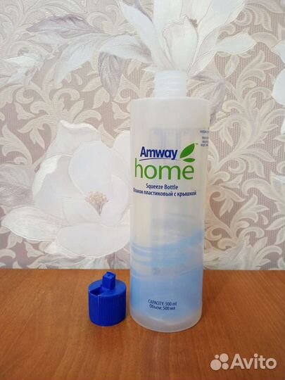 Флакон пластиковый с крышкой