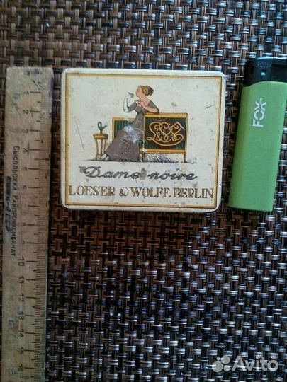 Жестяная коробка редкая