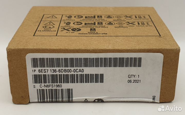 6ES7136-6DB00-0CA0 Мод. дискретных выводов ET200SP