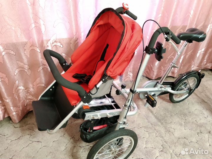 Велосипед с коляской (новый)
