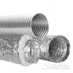 Воздуховод гибкий неизолированный