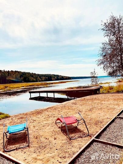 Баня на берегу залива