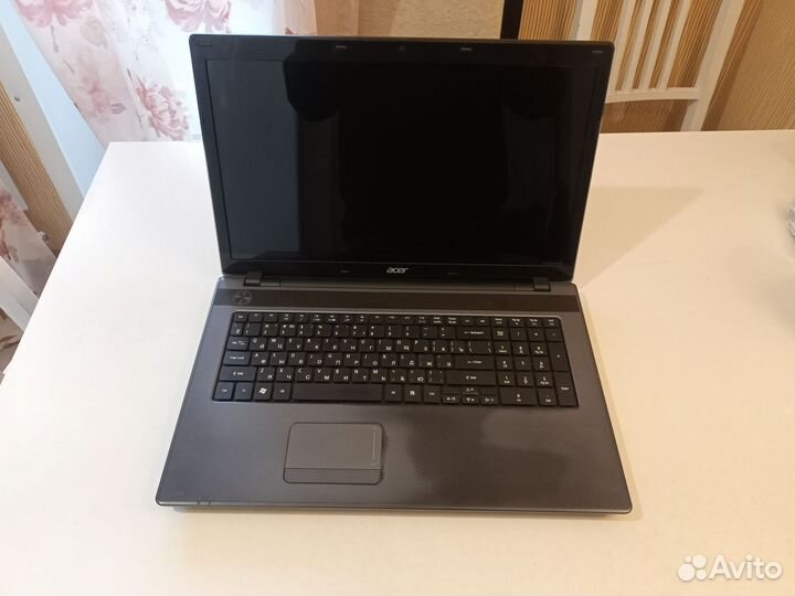 Ноутбук 17,3 дюйма, i7, gt520, Acer 7739 zg