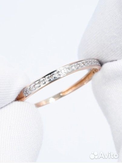 Золотое кольцо 585 бриллиант