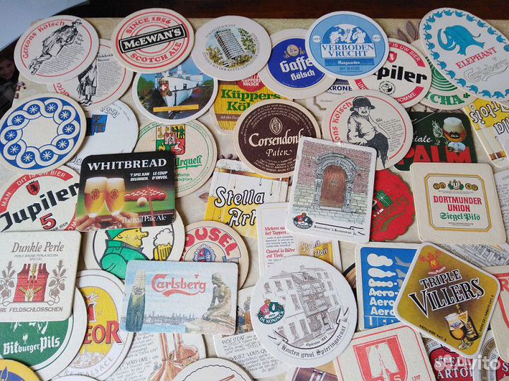 Бердекели от пива 1970-80-х г.г. Европа и Америка