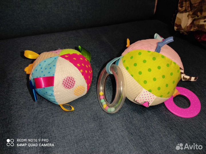 Развивающие игрушки-мячики