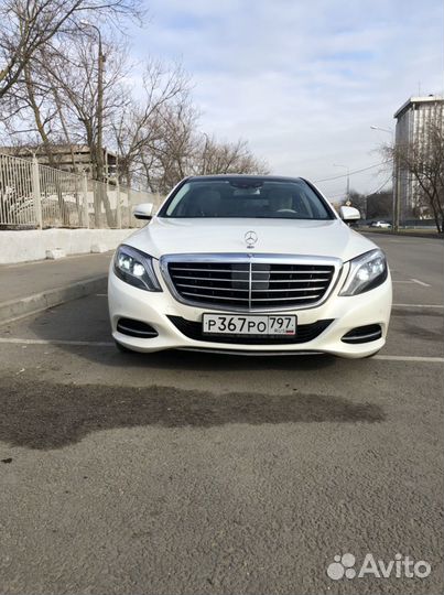 Аренда авто на свадьбу Mersedes S-class W222 Long