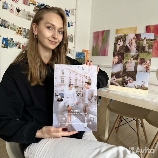 Витраж с фото / Подарок