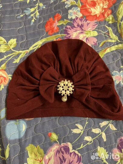 Шапка тюрбан для девочки