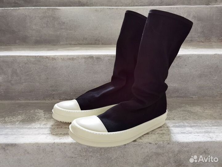 Rick owens кеды drkshdw SS24 lido high sock