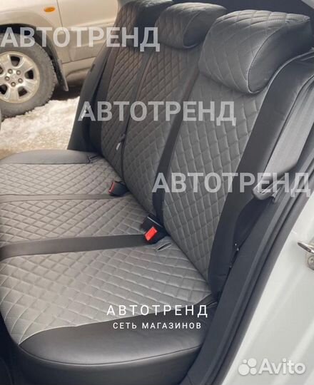 Чехлы из экокожи kia