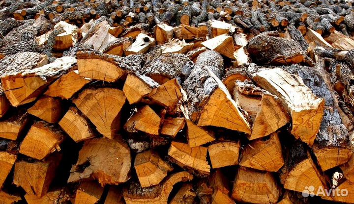 Дрова березовые нарубленные
