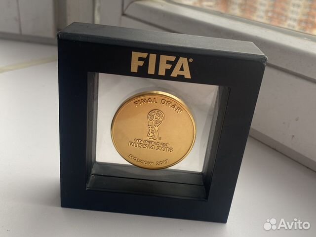 Памятная медаль fifa world cup russia 2018
