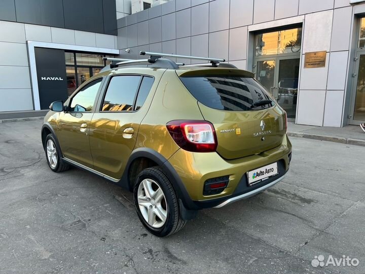 Renault Sandero Stepway 1.6 МТ, 2017, 132 981 км