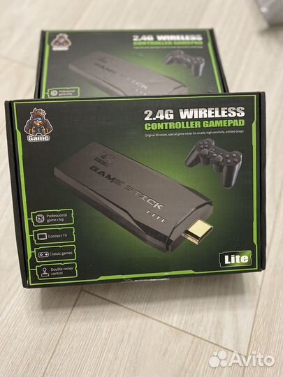 Игровая приставка консоль для тв Game stick 64гб