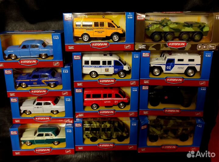 Металлические модели машин