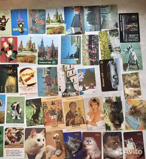 Календарики СССР