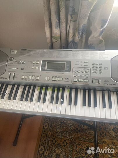 Музыкальные инструменты синтезатор casio CTK800
