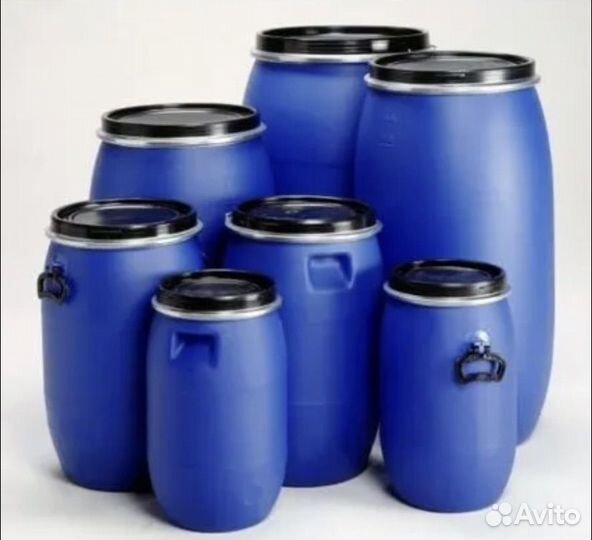 Бочки, канистры: пластиковые и металлические