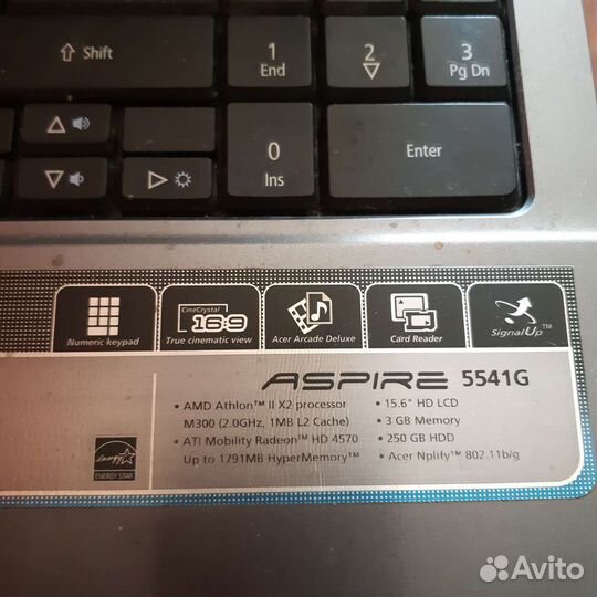 Ноутбук acer aspire 5541g