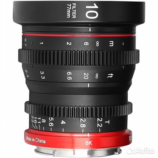 Объектив Meike 10mm T2.2 Cinema Lens Canon RF