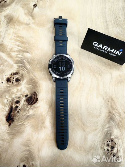 Garmin Fenix 7X Pro Sapphire Solar c кожаным ремеш