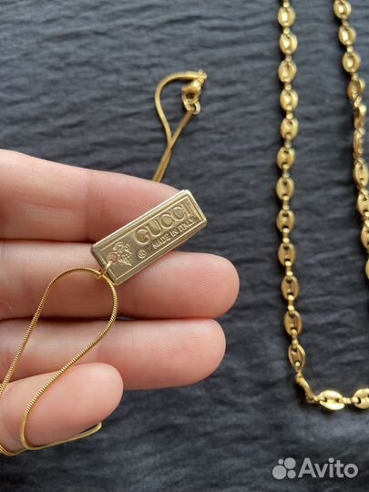 Чокер и цепочка Gucci оригинал винтаж