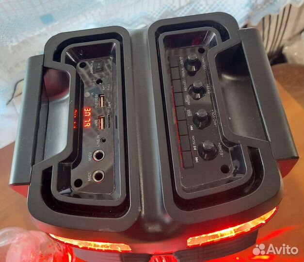 Bluetooth колонка 45W fm usb aux microSD