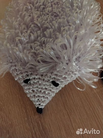 Мочалка-ёжик ручной работы