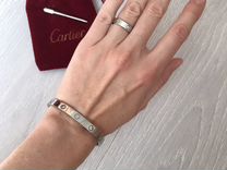 Кольцо и браслет cartier love