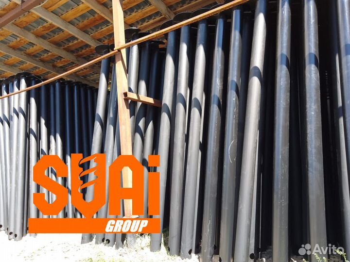 Винтовые сваи 89 с установкой