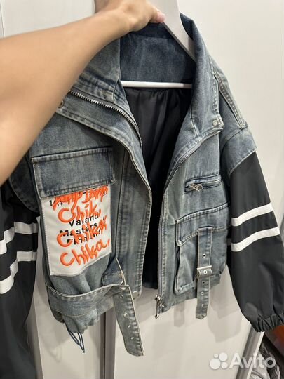 Джинсовая куртка женская