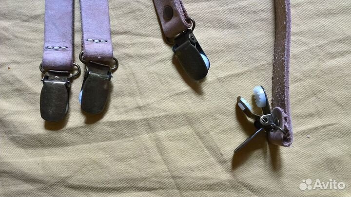 Подтяжки - натуральная кожа