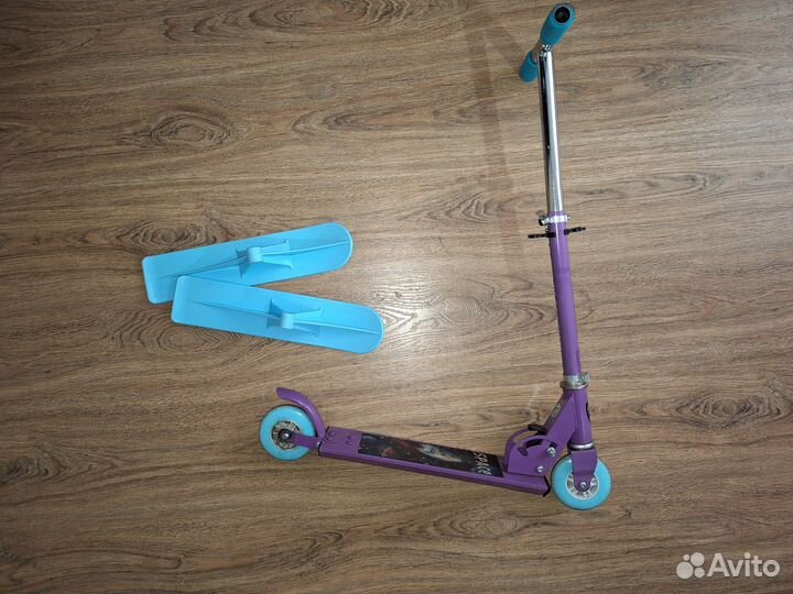 Самокат снегокат детский